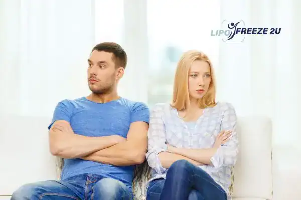Unhappy couple because of erectile dysfunction Harlow