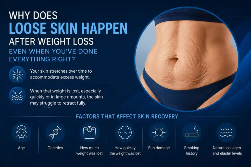 Why Does Loose Skin Happen After Weight Loss Even When You’ve Done Everything Right Harlow?
