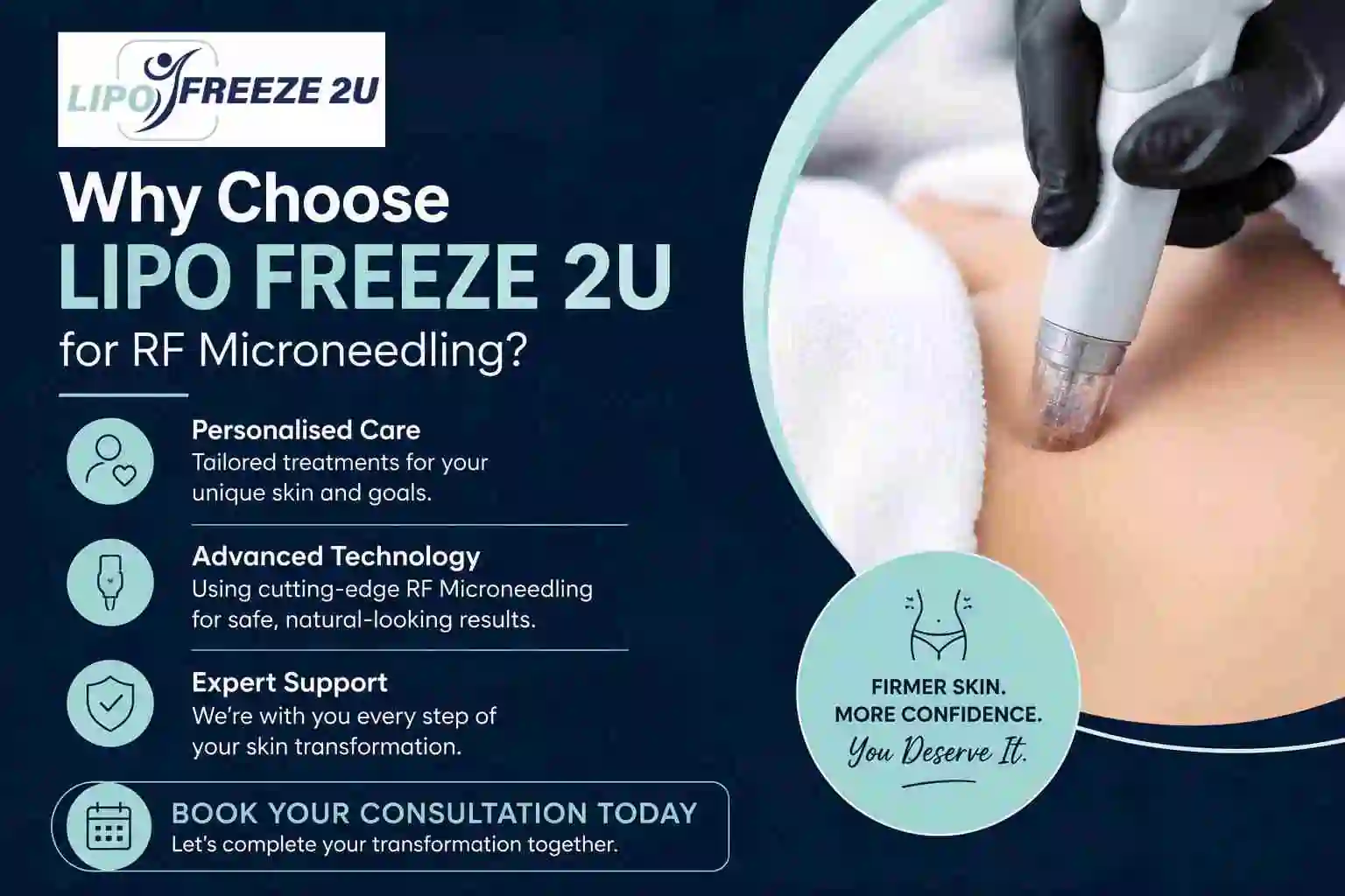 Why Choose LIPO FREEZE 2U for RF Microneedling Harlow?